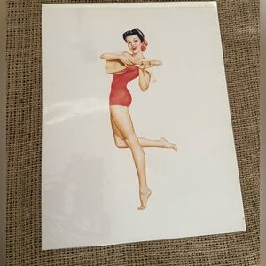 Classic Pinup Girl Artwork